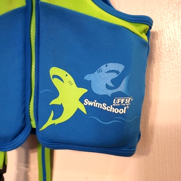 EUC!!! Aqua Toddler Flotation Vest Swim School UPF50 - Picture 2 of 5